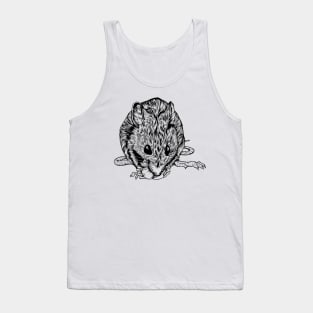 Drawing of a rat Tank Top